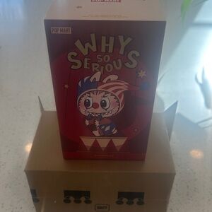 Pop Mart 'Why So Serious' Collectible Plush Pendant Rainbow Jelly Bean